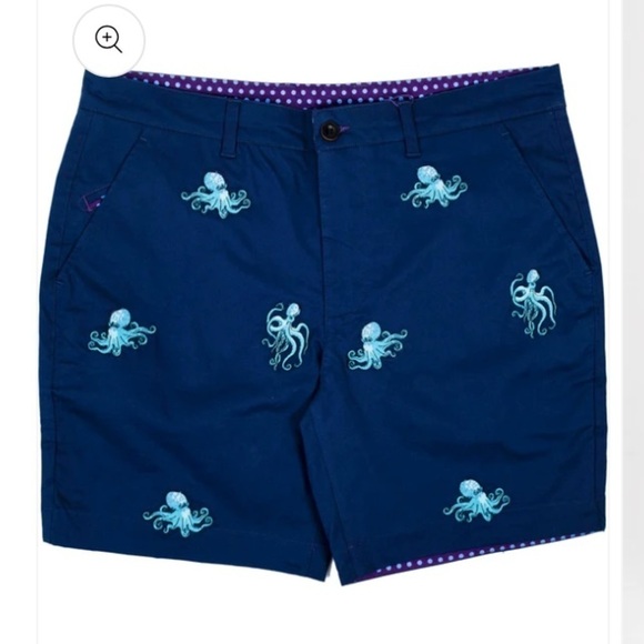 Lords Of Harlech Other - Lords Of Harlech NWT Edward Lux Blue Shorts 34 Academia Golf Tennis Prep Preppy